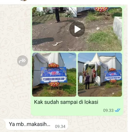 Pengiriman Karangan Bunga Pacekelan Purworejo