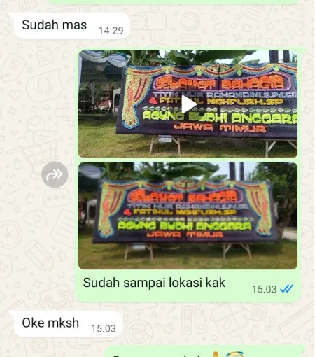 Pengiriman Papan Bunga Pacekelan Purworejo